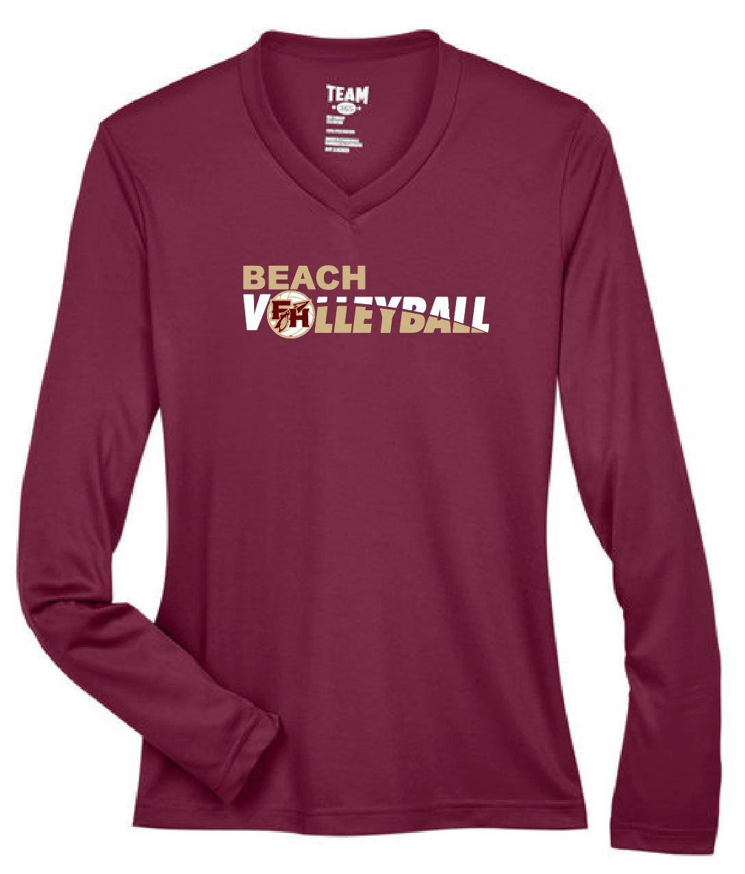 Long Sleeve Practice Jersey- Ladies V-Neck